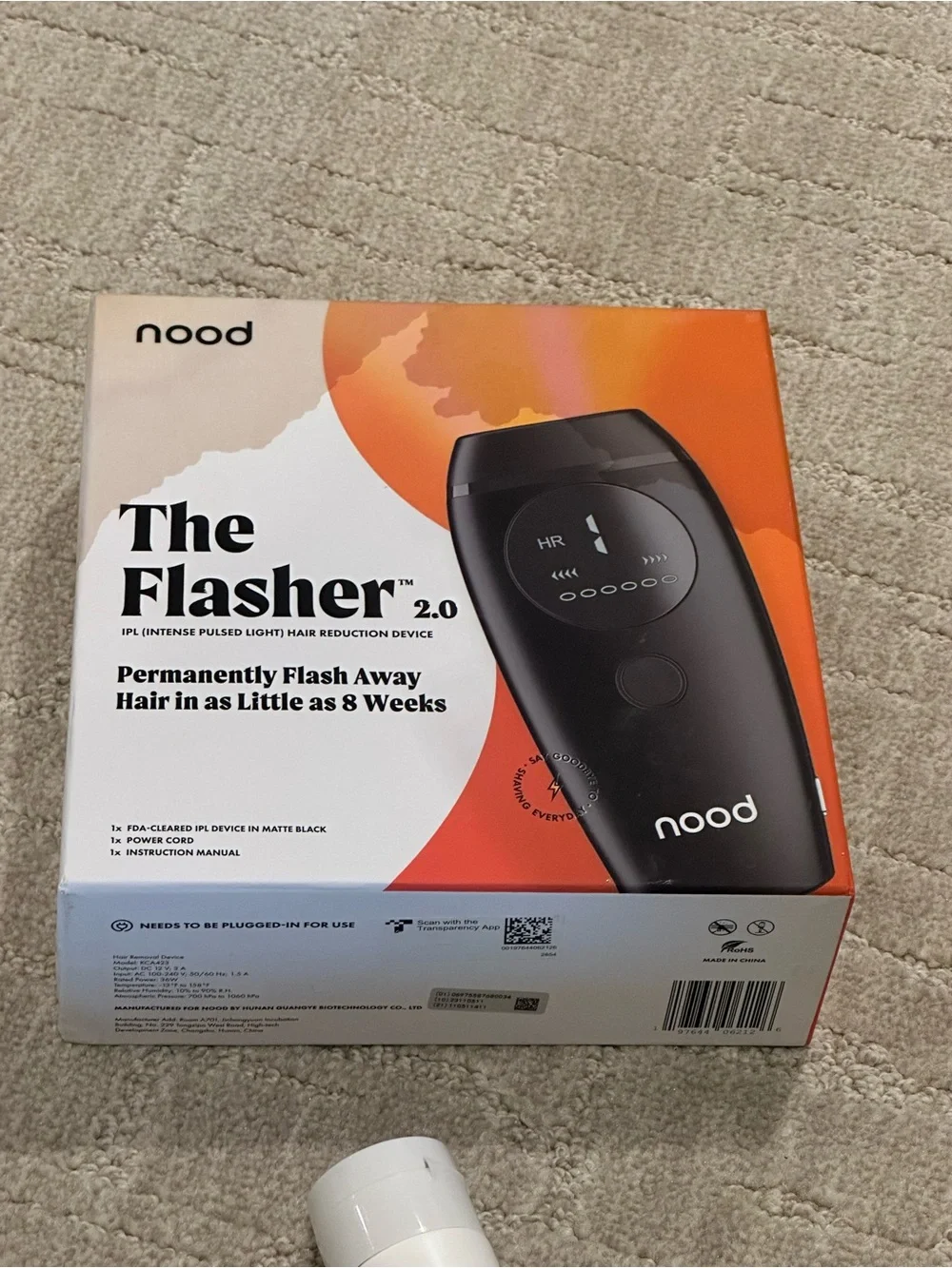 nood The Flasher 2.0 Women’s Skincare Device – Black